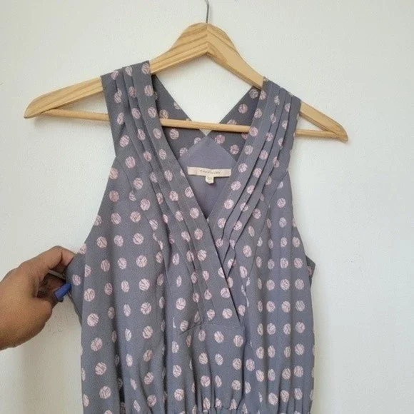 41 Hawthorne Gray Pink Print Light Weight Summer Dress Size XS - Picture 6 of 9